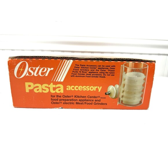 Vintage OSTER Kitchen Center Pasta Accessory Kit 939-65 Also Fits OSTER Grinder - Picture 9 of 11